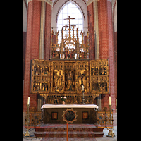 Brandenburg, St. Katharinen, Hochaltar von 1474 von G. Weger