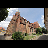 Brandenburg, Dom St. Peter und Paul, Außenansicht von Südwesten