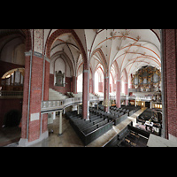 Brandenburg, St. Katharinen, Blick vom Solowerk auf Haupt- und Chororgel