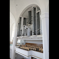 Düsseldorf, Johanneskirche, Orgelempore seitlich