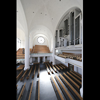 Düsseldorf, Johanneskirche, Orgel von der Seitenempore aus gesehen
