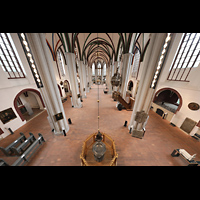 Berlin, Museum Nikolaikirche, Blick von der Orgelempore in den Raum
