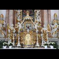 Waldsassen, Dreifaltigkeitskirche (Wallfahrtskirche der Heiligsten Dreifaltigkeit), Hauptaltar