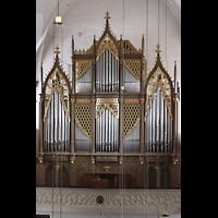 Hof, St. Michaelis, Orgel von der linken Seitenempore aus gesehen