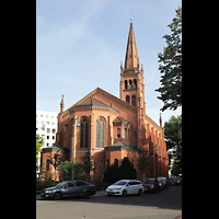 Berlin, Zwlf-Apostel-Kirche, Auenansicht von Sdosten