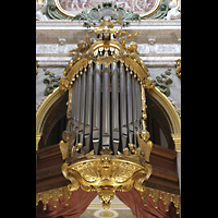 Berlin, Schloss Charlottenburg, Eosander-Kapelle, Orgel (Rckpositiv-Prospekt)