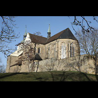 Helmstedt, Klosterkirche St. Marienberg, Ansicht von Sdosten