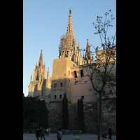 Barcelona, Catedral de la Santa Creu i Santa Eullia, Turm ber der Kuppel