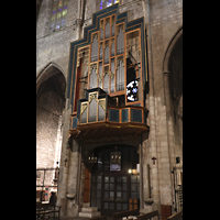 Barcelona, Baslica de Santa Mara del Pi, Orgel seitlich