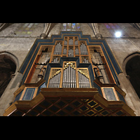 Barcelona, Baslica de Santa Mara del Pi, Orgel perspektivisch