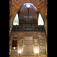 Barcelona, Palau Gell (Gaudi), Orgel in der oberen Etage der Haupthalle