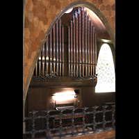 Barcelona, Palau Gell (Gaudi), Orgel seitlich