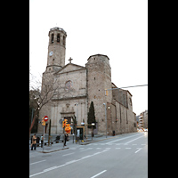 Barcelona, Sant Vicenç de Sarrià, Fassads und Außenansicht von der Carrer Major de Sarría