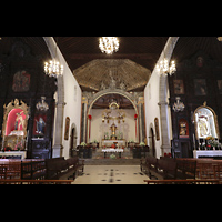 La Orotava (Teneriffa), San Juan Bautista, Haupt- und Seitenaltre in der Vierung