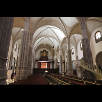San Cristbal de La Laguna (Teneriffa), Catedral de Nuestra Seora de los Remedios, Innenraum in Richtung Orgel