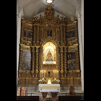 San Cristbal de La Laguna (Teneriffa), Catedral de Nuestra Seora de los Remedios, Altar und Kapelle der Virgen de los Remedios im sdlichen Querhaus