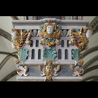 Wolfenbttel, Hauptkirche Beatae Mariae Virginis, Pilater im hauptschiff mit Figurenschmuck