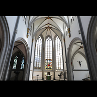 Köln (Cologne), Antoniter Citykirche (ev.), Innenraum in richtung Chor