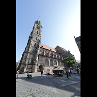 Nürnberg (Nuremberg), St. Lorenz, Ansicht von Südwesten