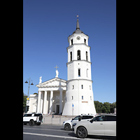 Vilnius, Arkikatedra (Kathedrale), Ansicht von Westen vom Kathedralsplatz