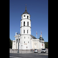 Vilnius, Arkikatedra (Kathedrale), Frei stehender Glockenturm (ursprünglich ein Verteidigungsturm der Unteren Burg)