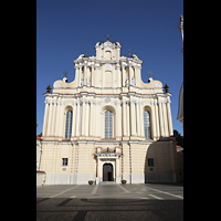 Vilnius, Šv. Jonu bažnycia (Universitätskirche St. Johannis), Westfassade