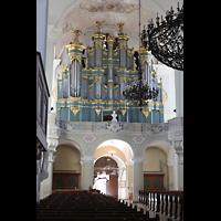Vilnius, Šv. Jonu bažnycia (Universitätskirche St. Johannis), Orgelempore seitlich