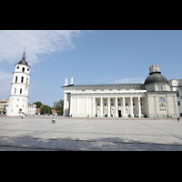 Vilnius, Arkikatedra (Kathedrale), Ansicht von Süden