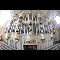 Vilnius, Arkikatedra (Kathedrale), Orgel mit Spieltisch