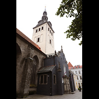 Tallinn (Reval), Niguliste kirik (St. Nikolai - jetzt Museum), Ansicht von Niguliste Nordosten