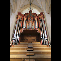 Mnchen (Munich), Liebfrauendom, Hauptorgel von der Orgelempore aus gesehen