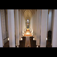 Mnchen (Munich), Liebfrauendom, Blick von der Orgelempore in den Dom