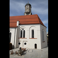 Weilheim i.OB., Stadtpfarrkirche Mariä Himmelfahrt, Chor und Turm