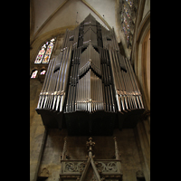 Regensburg, Dom St. Peter, Prospekt der Rieger-Orgel