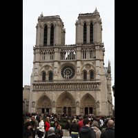 Paris, Cathdrale Notre-Dame, Doppelturmfassade