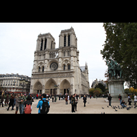 Paris, Cathdrale Notre-Dame, Auenansicht