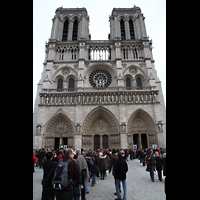 Paris, Cathdrale Notre-Dame, Fassade