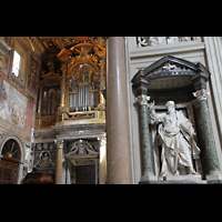 Roma (Rom), Basilica di San Giovanni in Laterano, Paulus-Statue und Blasi-Orgel