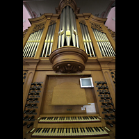 Bern, Heilig-Geist-Kirche, Spieltisch und Orgel