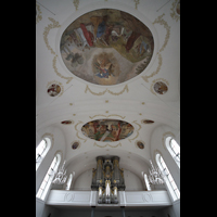 Horw, St. Katharina, Orgel und Deckengemälde