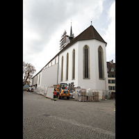 Aarau, Stadtkirche, Chor und Kirche von auen