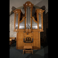Conthey, Saint-Séverin, Orgel mit Spieltisch