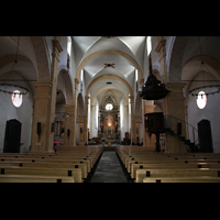Martigny, Notre-Dame de la Visitation, Innenraum in Richtung Chor