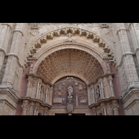 Palma de Mallorca, Catedral La Seu, Sdliches Seitenportal zur Meerseite