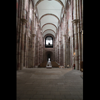 Speyer, Kaiser- und Mariendom, Blick vom Chor in Richtung Hauptorgel