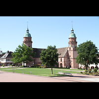 Freudenstadt, Ev. Stadtkirche, Außenansicht vom Marktplatz aus