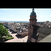 Freudenstadt, Ev. Stadtkirche, Blick vom Nordturm nach Osten