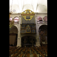 Sa Pobla (Mallorca), Sant Antoni Abat, Seitenschiff mit Orgel
