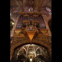 Palma de Mallorca, Catedral La Seu, Orgel mit darunterliegender Kapelle