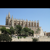 Palma de Mallorca, Catedral La Seu, Auenansicht